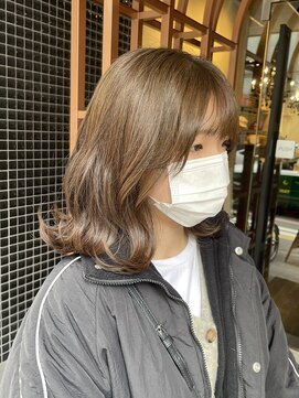 オックスクリエーション OX CREATION 小倉 ブリーチなしダブルカラー/シナモンベージュ/ベージュ