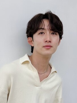 マイロ(mailo) 韓国風センターパートニュアンスパーマナチュラルセンターパート