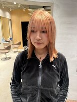 ソラス 緑地公園店(SOLAS)&nbsp;ミディアムヘア/サイドバング/レイヤーカット/wカラー