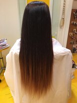 デュオヘアー エクステンションズ 新宿&nbsp;編み込みロングでグラデーション風★