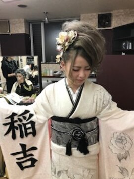 ヘアーメイク ナユタ(hair make nayuta) 盛り髪