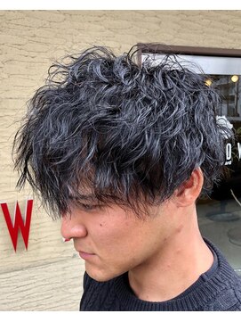 ハローズ(HELLOWS) #ツイスト#刈り上げ#ツーブロック#ショート#メンズパーマ