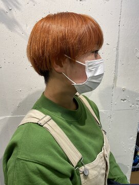 エル(EL by green) (Kotaro)マリーゴールドオレンジ×マッシュショート