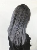 バレイヤージュ×プラチナグレー
