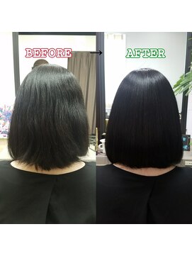 ルーミールーム(RoomieRoom) 恒川かやの　の　髪質改善艶々さらさらストレート黒髪スタイル