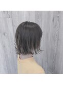 グラデーションハイライトボブ