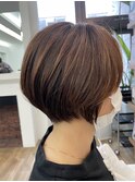 -Ameri-丸みショート　×　プレミアムストレートメンテナンス