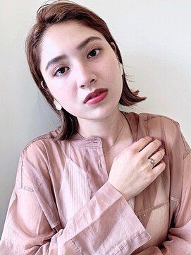 ヘアメイク フレンシア(hair make flencia) ユニセックスな耳かけスタイル