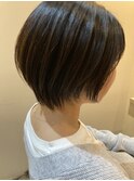 ナチュラル前下がりショート【佐藤和弥】