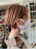 ショートボブ/ダブルカラー/髪質改善/学割U24[下北沢/下北沢駅]