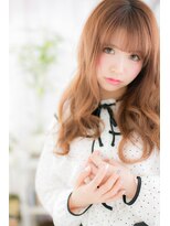 ミック 日暮里店(miq)&nbsp;甘ふわ♪外国人風オレンジカラードーリーストカールa1