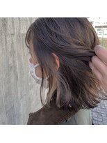 ヘアサロン ガリカ 表参道(hair salon Gallica)&nbsp;【YU-TA】透明感グレージュ×ホワイトベージュ/インナーカラー