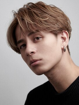 オーシャントーキョー シブヤジンナン(OCEAN TOKYO shibuya JINNAN) ハイライトメンズセンターパート