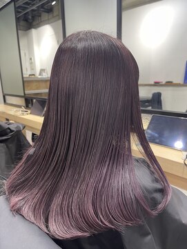 フォーク(FOLK) pink purple balayage