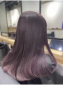 pink purple balayage