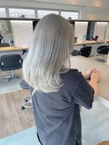 エイト 沖縄豊崎店(EIGHT toyosaki)&nbsp;【EIGHT 豊崎】お客様スタイル_ホワイトシルバー