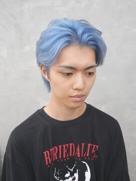 プネル 渋谷(PUNEL) 水色　ケアブリーチ