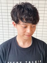 スウェル 船橋店(Swell)&nbsp;ハイライト/マッシュパーマ/ウルフ/波巻き/メンズ