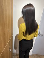 イオエ 梅田(ioe)&nbsp;ダブルカラー/大人ボブ/黒髪スタイル/髪質改善/縮毛矯正