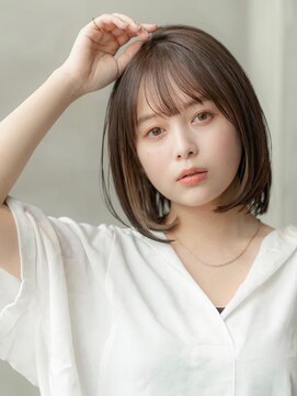 イオ 本厚木(io) レイヤーボブインナーカラーフルバンク似合わせカットイメチェン