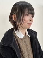 サクラ オモテサンドウ(SAKURA) ぱっつん前髪フェイスレイヤーボブ×くびれボブ　表参道美容院
