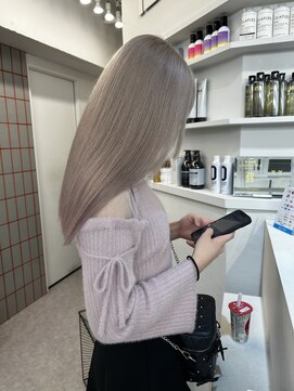 ペレ 渋谷(PELE) 黒髪/ボブルフ/ネビージュ/小顔/ワンレン/水戸/髪質改善/前髪