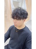 スパイラルパーマ/メンズパーマ/マッシュショート