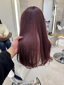 アナ ラーナ(Anna Lanna) ダブルケアカラーでカシスピンク【奥村北斗】