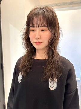 シータ(sheta) ★美髪パーマイメチェンワイドバング外ハネボブロングゆるふわ