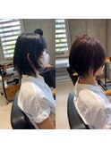 ふんわりまとまるショート/髪質改善