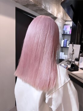 ペレ 渋谷(PELE) ホワイトグレージュ/デジタルパーマ/チェリーブラウン/渋谷