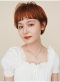 〈m9〉大人ショートハイライト髪質改善キッズカット前髪30代40代