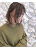 ＃インナーカラー＃インナーピンク＃ボブ