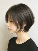 〔mist:山下〕耳かけショート/丸みショート/ショートカット #56
