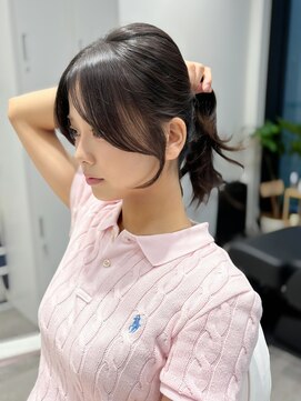 ラクシア(LucxiA) 顔周りカット/レイヤーカット/韓国ヘア/前髪顔周り/ワンホン