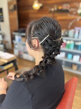 ラビアンフルール(La vie en Fleurs) 片編み下ろし