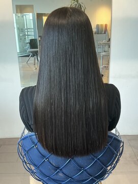 フラックス(FLUX) チャコールグレー　黒髪　20代/30代/40代/50代