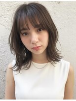 ヘアサロンエムフィス 池袋東口(HAIR SALON M Fe's)&nbsp;くびれ×レイヤー×切りっぱなし×外ハネ×池袋×透明感