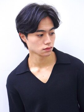 リヤン 表参道(lyann) アップバング清潔感◎前髪パーマ波巻きツイストスパイラル