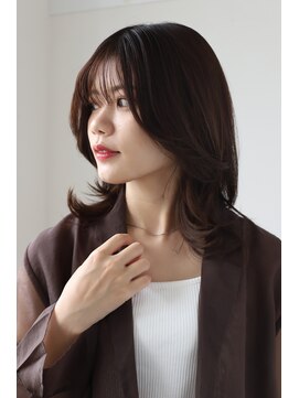 エクリ シセイドウ 麻布十番店(equri×SHISEIDO) 【麻布十番】ミディアムヘア