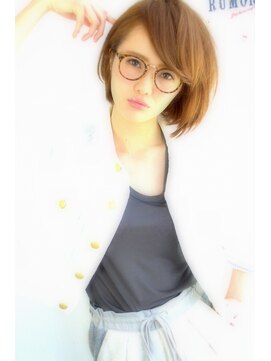 ルモア(RUMOR) Rumor×前下がりショートボブ☆ナチュラルeye