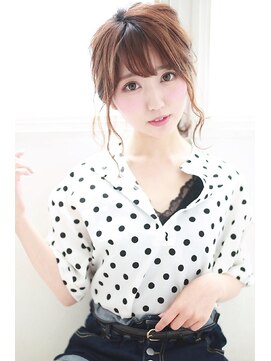 ラフィス ヘアー ヴォーグ 天王寺あべの店(La fith hair vogue) 【Lafith】ガーリーミディアムスタイル×ヘアアレンジ