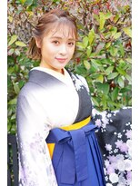 ヴァンクシー バイ ルナ(VANKCY by Luna) 袴 着付け 向ケ丘遊園 ヘアセット ヘアアレンジ 外ハネボブ 登戸