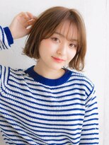 ルティア 池袋(Lutia)&nbsp;シースルーバングで抜け感ラフボブ