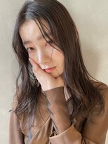 パーク(PARK)&nbsp;【PARK】ダークオリーブベージュ×ニュアンスウェーブ