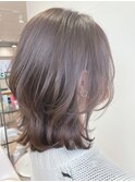 レイヤーカット×ショコラブラウン