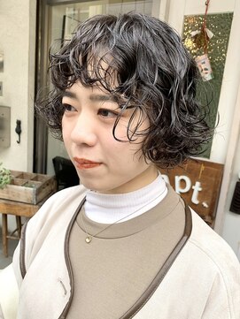 ラプト(rapt) くるくるショートボブ