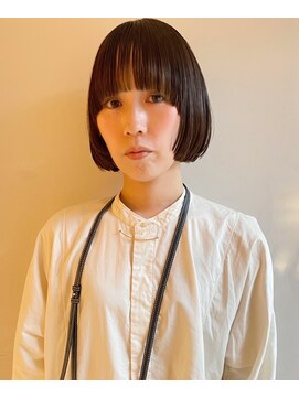 ヘン(hen) 【心斎橋hen】ワイドバング マッシュボブ