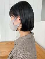 プツッとボブ_グレージュカラーボブウルフ_ba408031