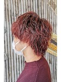 マッシュ系ウルフカット